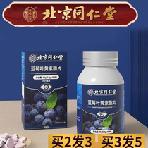 Beijing Tongrentang Blueberry Lutein Ester Adult Children Students Elderly Chewable Tablets Relieve Eye Fatigue