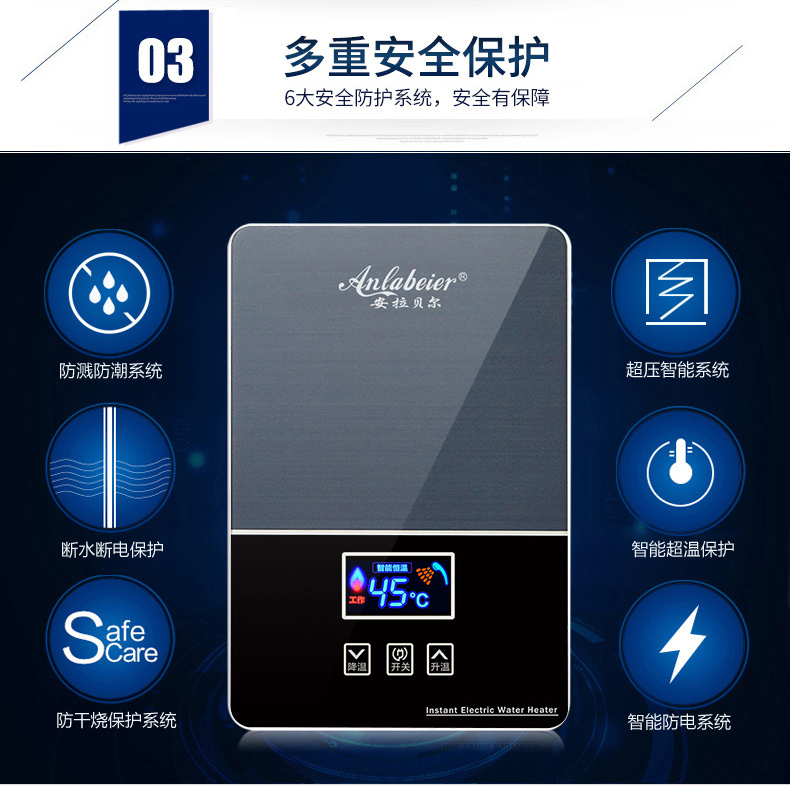 bình nước nóng lạnh Bếp mini kho báu nhà bếp nóng máy nước nóng nhà nóng nhanh lên xuống nước nhỏ kho báu nước nóng bình năng lượng mặt trời