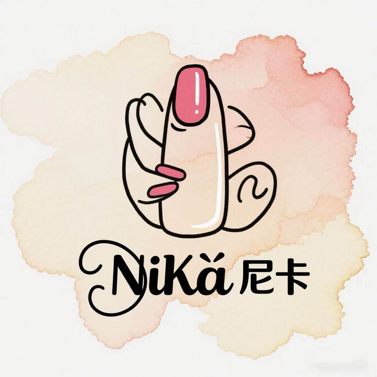 NiKa 尼卡高端日系美甲的LOGO