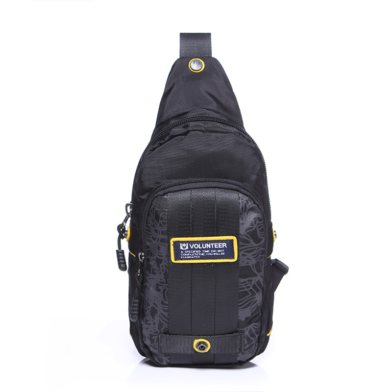 Men's breast bag Men's bag casual shoulder bag bag men's canvas pocket fashion bag Han bag bag