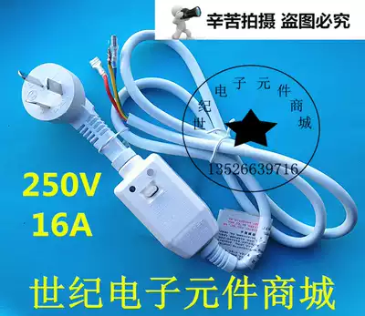 Electric water heater anti-leakage protection plug with power cord break protector socket leakage switch 250V16A