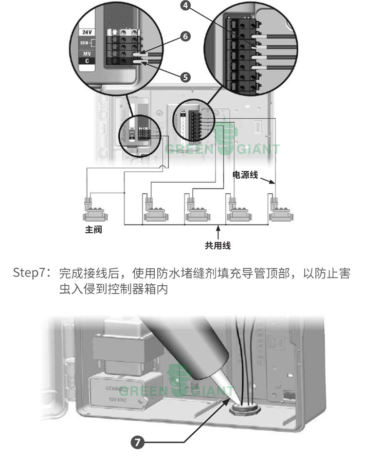 American Rain Bird Engineering Grade Multi-station Controller ESP-LXME 8-48 Station Automatic Irrigation Solenoid Valve Controller