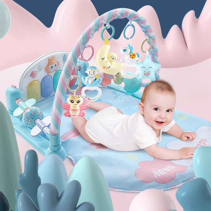 Baby game bed portable music piano pacifies dolls multi-functional baby bed newborn baby supplies