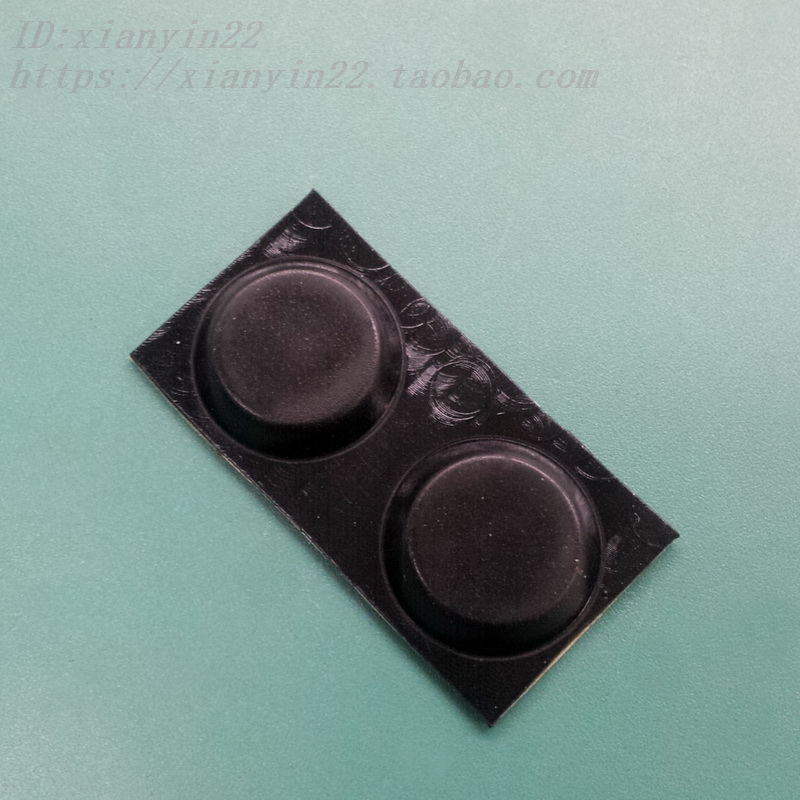 Diameter * Height 19 * 4 5 mm Rubber foot pad black self-adhesive 3M Back gum Round adhesive Host shell bottom straight