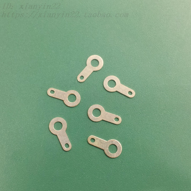 Inner diameter 2 5mm Single - head Slide Copper silver - plated welding Circular Ground Ground Terminal 1,000 units