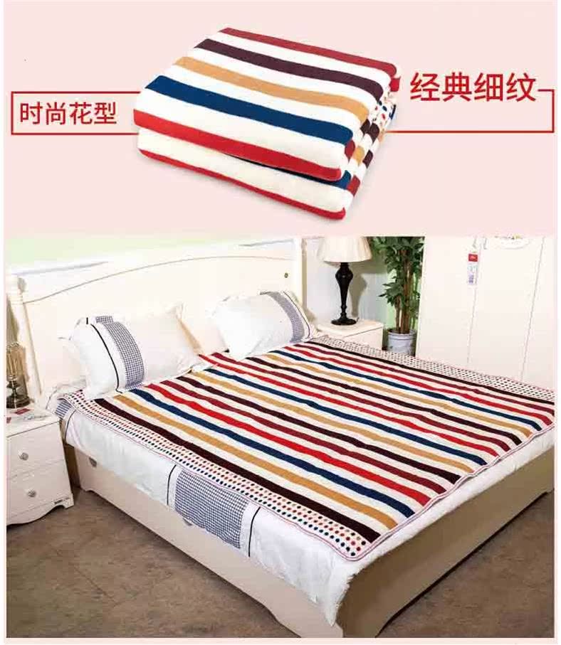 Dual-kiểm soát chăn điện đơn đôi ba nhiệt ký túc xá hộ gia đình không thấm nước 1,5 m 1,8 m 2 m giường điện - Chăn điện Thấp