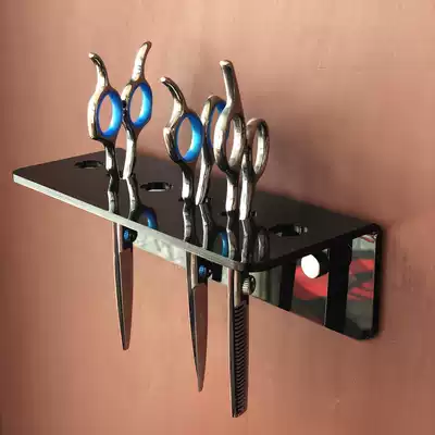 Beauty hair scissors rack roll comb storage rack hair salon knife scissors pet beauty hair tool wall rack