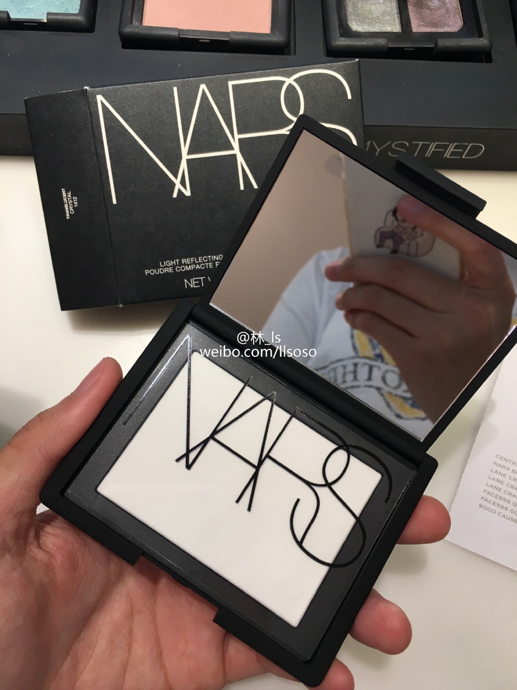 Lin sfold ~ -- NARS Nasty pink cake transparent color and makeup control oil with makeup big white cake 10g 16g