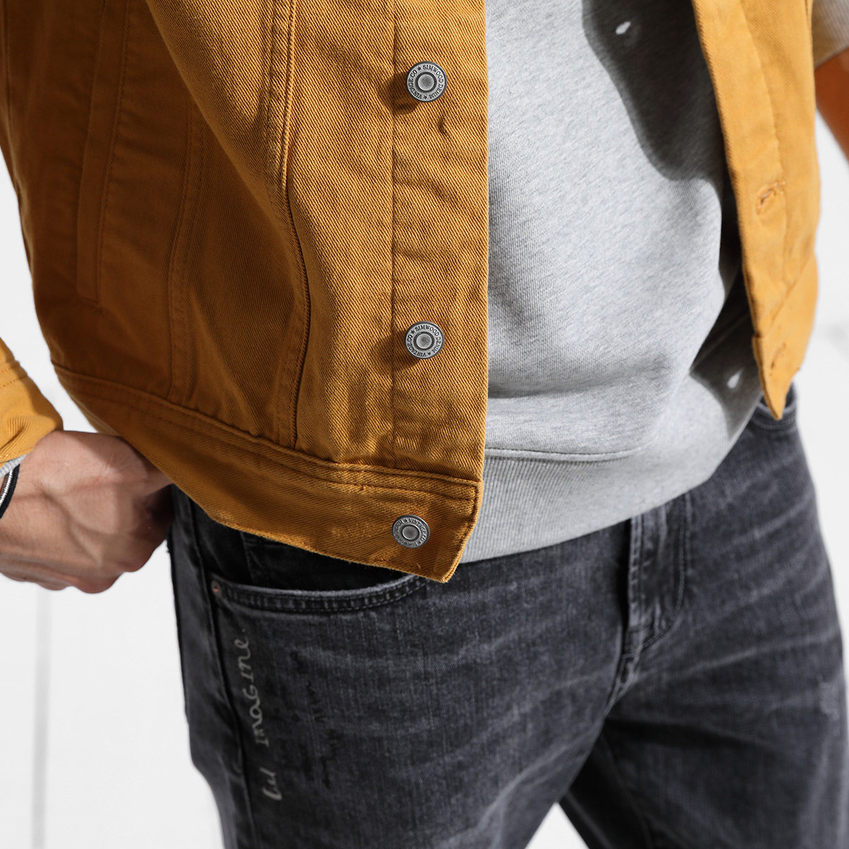 Blouson homme SIMWOOD manches longues en Coton - Ref 3117874 Image 4