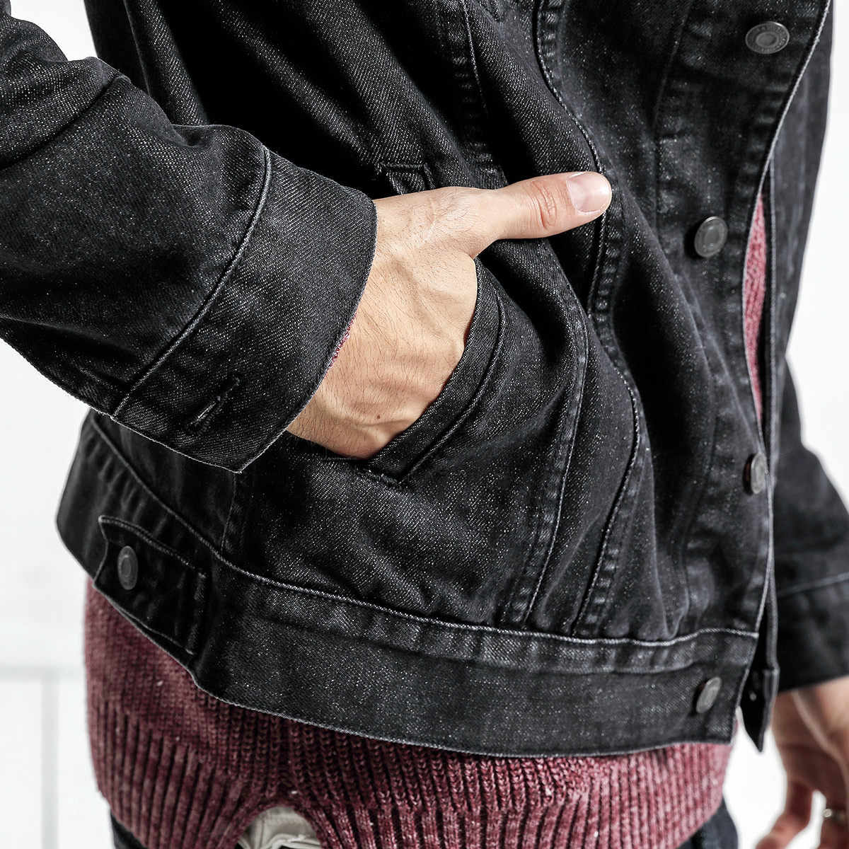 Blouson homme SIMWOOD manches longues en Coton - Ref 3118088 Image 4