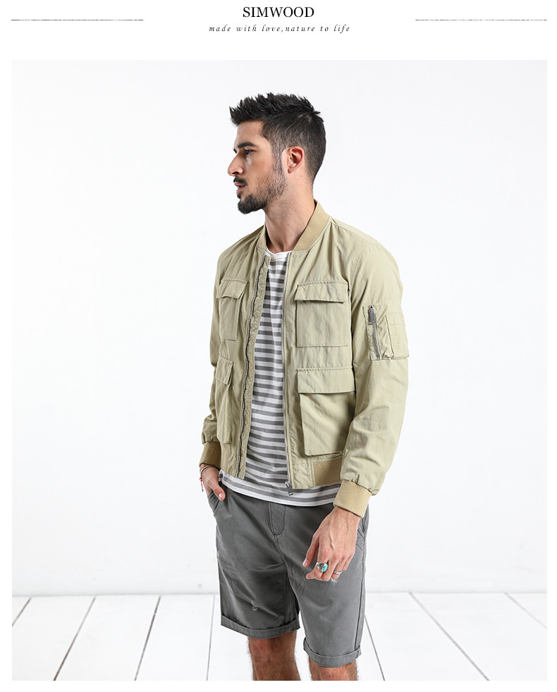 Blouson homme SIMWOOD manches longues en Coton - Ref 3118995 Image 17