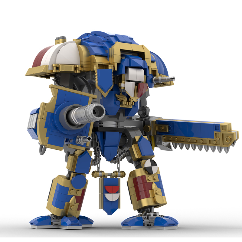 (High-Quality Brick Parts) Moc Warhammer 40K Templar Knights Tyranid Clan [Assault Water Bottles] Building Blocks