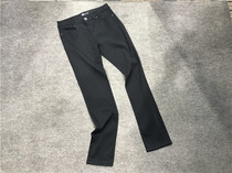 Clearance womens 2018 spring new comfortable stretch black versatile slim slim straight slacks N265