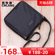 Nylon Oxford Bumen Bag New Mens Buns Bag Single Shoulder Bag Sails Cloth Bag Casual Skew Satchel Male Waterproof Sloping Cross