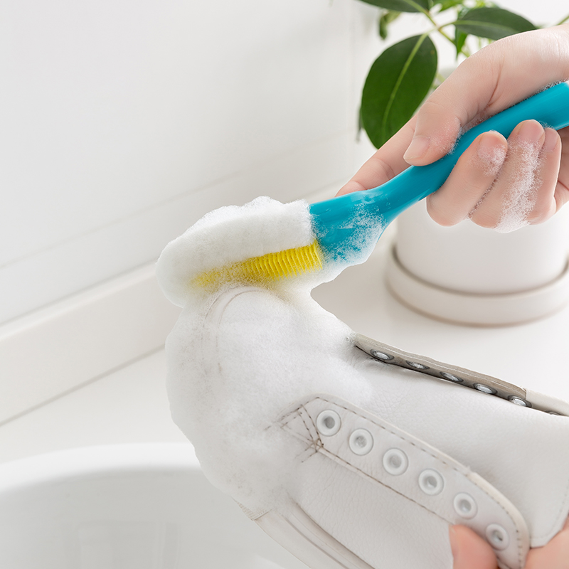 Japan LEC Soft Wool Shoe Brush Multifunction Wipe Shoe Clear Wash Clean Shoe Brush Not Easy To Hurt Shoes Long Handle Shoe Brush