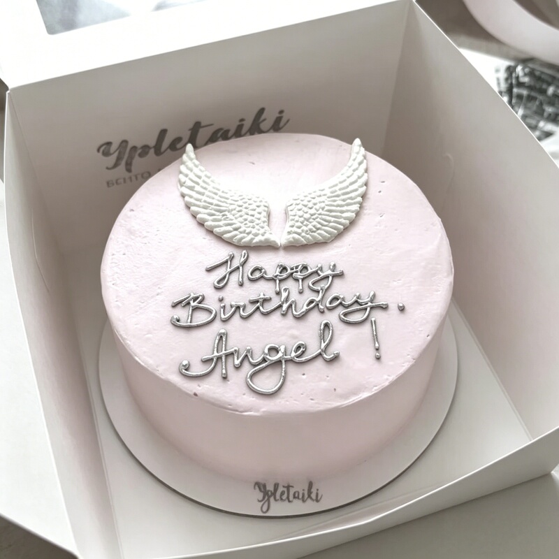ins Angel Wings Birthday Cake Decoration Ornaments Large and Small Wings Silicone Mold Angel Birthday Decorations