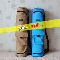 Yoga bag women's light fashion canvas large capacity portable extended wide yoga mat storage bag bag bag backpack