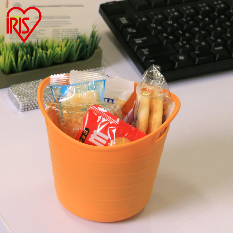 IRISIRIS soft small number debris containing basket Dirty Laundry Detergent snacks Pen Holder Barrel Tabletop Storage