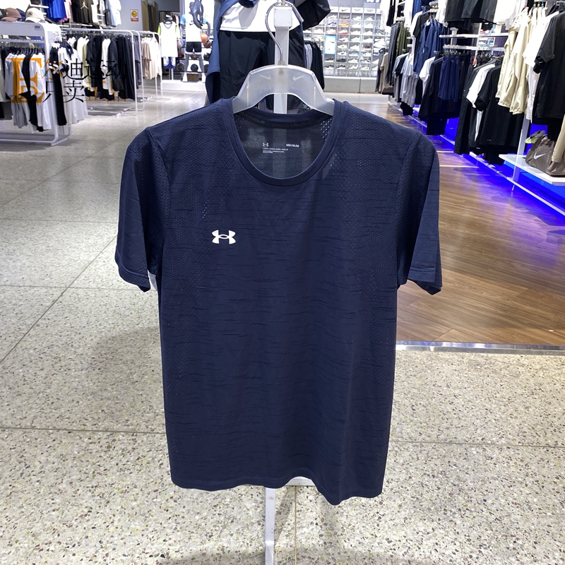 Under Armour Men's 2025 Summer New Football Training Sports Casual Breathable Round Neck Short-Sleeved T-Shirt 25500518