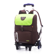 Tailstock clearance drawbar Tie Bag Boys and boys students in grades three to six can climb stairs