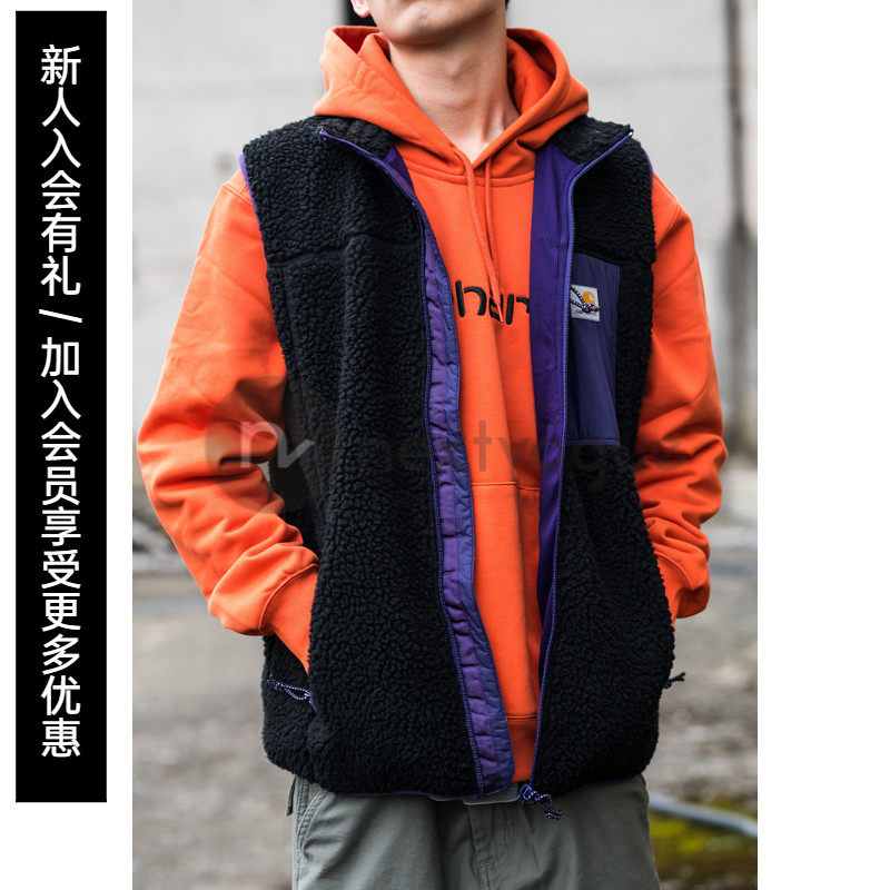 (NextVogue) carhartt wip scout liner vest three-color polar fleece vest