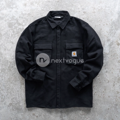 [Прозрак] Кархартт Wip Wade Sweet Рубашка Рубашка Рубашка Pure Cotton Pocket Shothirt Spet Spot Spot