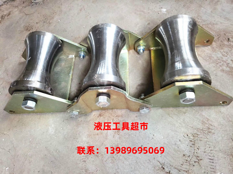 Release cable pulley cable pulley triple wellhead release pulley nylon wheel steel wheel release pulley power tool