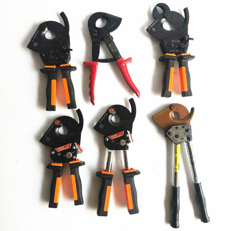 Changxin ratchet gear scissors Cable scissors Cable scissors Steel hinge wire scissors J40AJ52 75J13J95 wire breaker