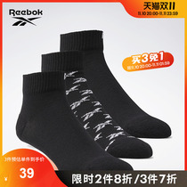 Reebok Official Unisex Sock Comfortable Breathable Sport Ankle Socks 3 Pairs GG6675