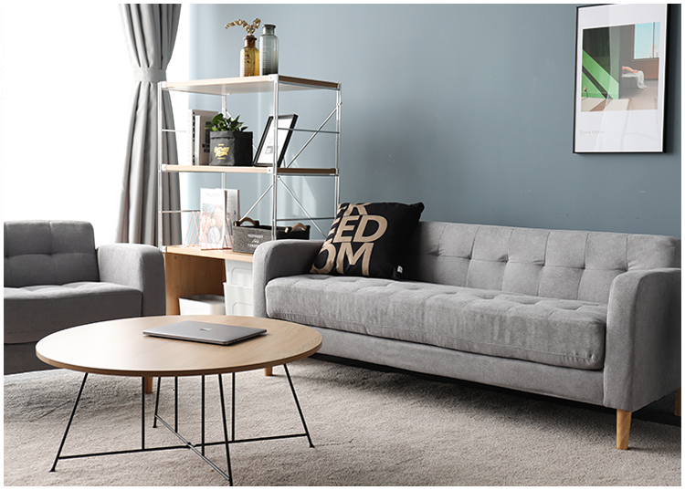 Cả hai sofa căn hộ nhỏ hiện đại phòng ngủ nhỏ gọn gấp đôi chữ số cửa hàng cho thuê cửa hàng quần áo với một loại vải ghế sofa nhỏ - Ghế sô pha ghế sofa văn phòng