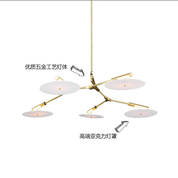 Post-Italian postmodern minimalist designer Nordic Creative lamps Branches Dining Room Chandeliers Creative Personality Lights