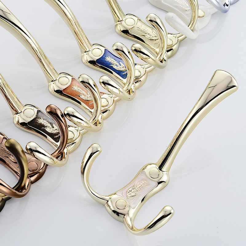 Chinese style retro clothes hook single hook clothes hat hook creative door rear wardrobe clothes hook single antique hook wall-hanging