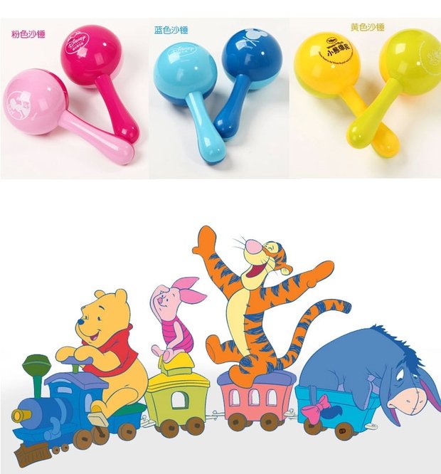Disney trẻ em búa cát trẻ sơ sinh lớn bộ gõ bé cát bóng rồ đồ chơi âm nhạc nhựa đồ chơi giáo dục cho bé trai