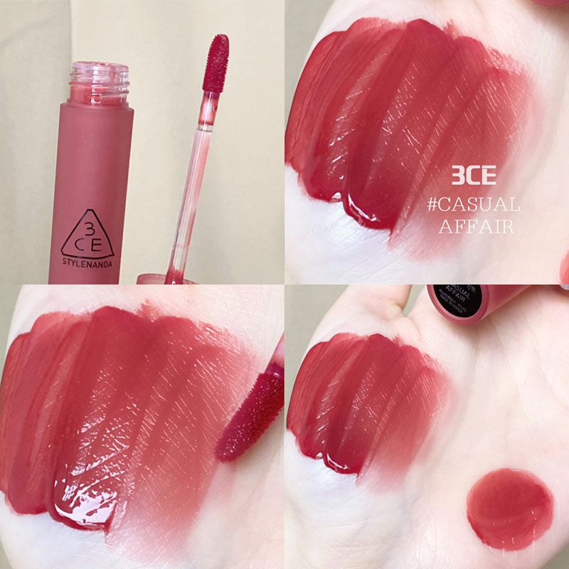 3ce new water mist mirror lip glaze dew mousse spotplayer matte lipstick laydo female parity niche