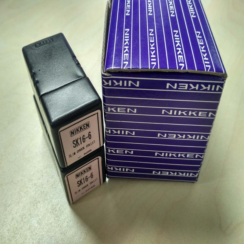 Japan NIKKEN Day Research shank high-precision fine rod sleeve clamping head SK cylinder clip SK16-6 day grinding cylinder clip