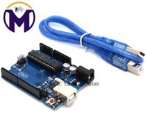 The latest version of the UNO R3 development board ATmega16U2 send USB cable 1