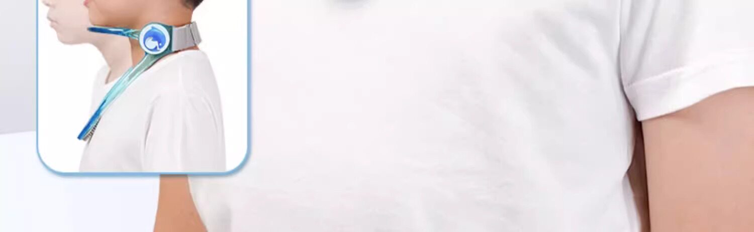 Тренажер для шеи 儿童脖子抬高器颈托脖子前倾矫正器学生防低头神器颈椎坐姿纠正不 Wolk wook