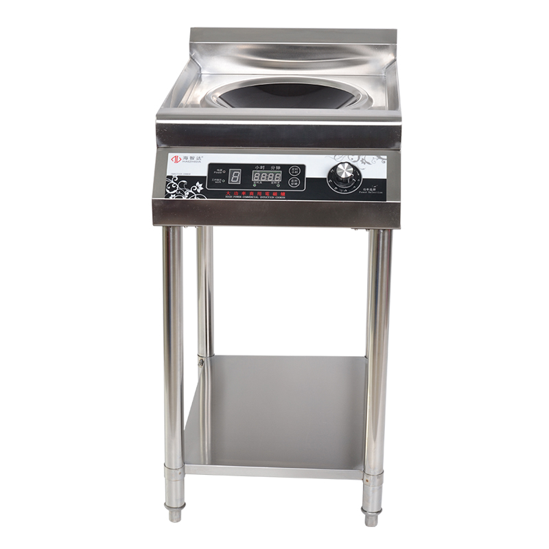 Haizhida commercial induction cooker 5000w frying oven concave oven high power with rack frying oven induction cooker 5kw