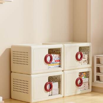 Desktop storage box kitchen luxury high-end storage and sorting box snacks and grocery cabinet no hole-free storage box