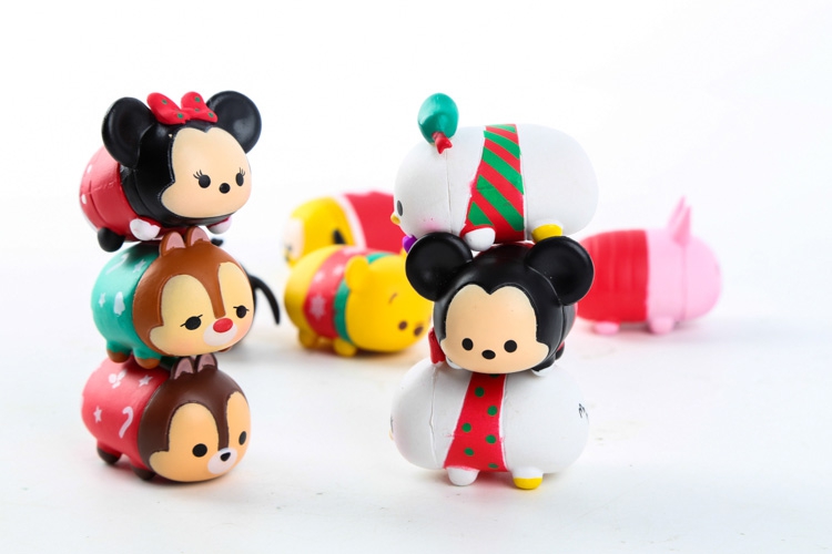 Mickey Minnie Winnie the Pooh Donald Duck Pijie Pig Gaofei Fun Jenga Bộ sưu tập Giáng sinh Trang trí - Trang trí nội thất shop bán đồ dcor bàn học