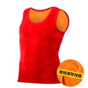 Mùa đông nam ấm vest vàng nhung đồ lót hai mặt nhung mịn cộng với nhung dày cỡ lớn Cotton mỏng vừa vặn