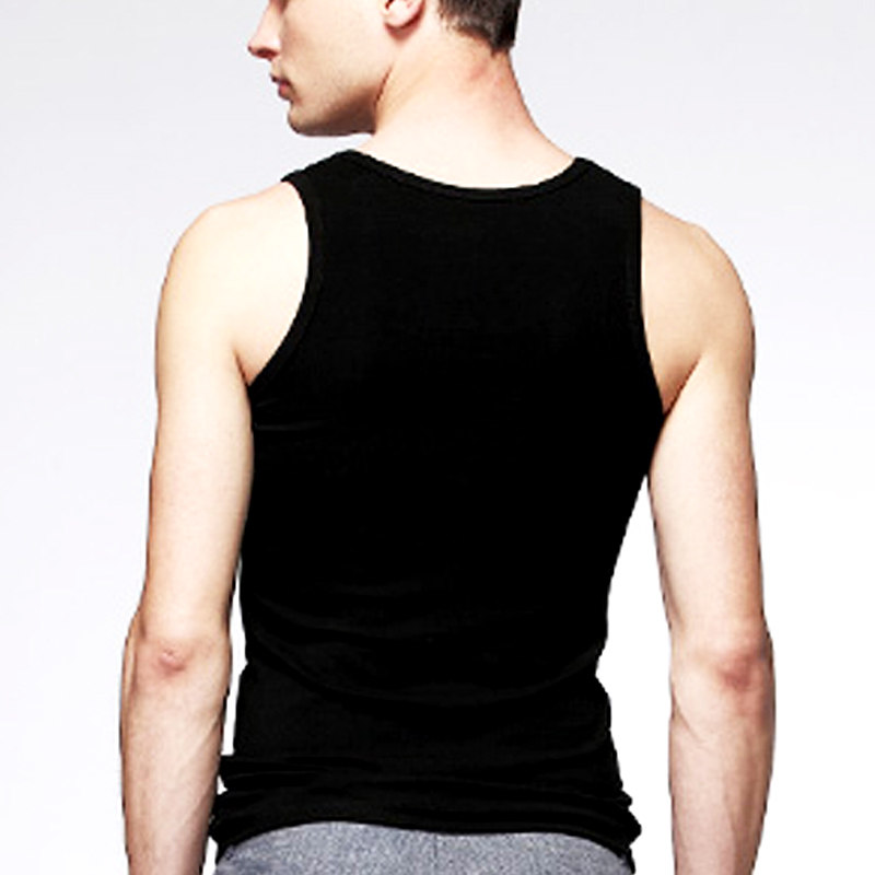(daily special price) men's pure cotton underwear vest slats bottom tight youth summer workout gym sweatshirts 6