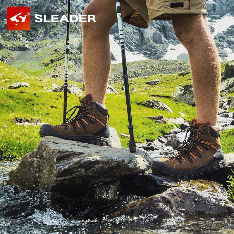Silide Dream Hiking Shoes Women's Waterproof High-Top Professional Sports Shoes Outdoor Shoes Men's Outdoor Hiking Shoes