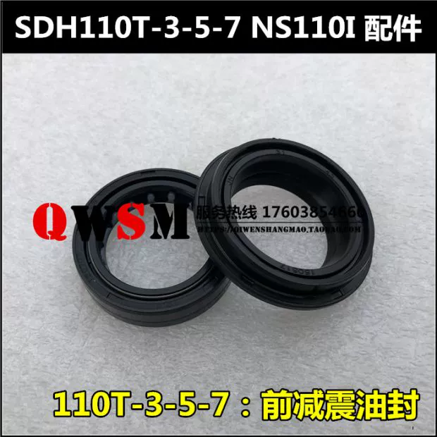 Sundiro Honda NS110I phuộc trước giảm xóc dầu giảm xóc phớt dầu SDH110T-3-5-7 phớt chặn dầu trước - Xe máy Bumpers