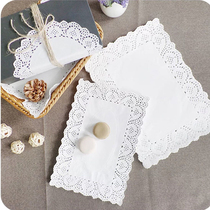 Kindergarten handmade materials Creative DIY art supplies Disposable lace cake paper pad area corner