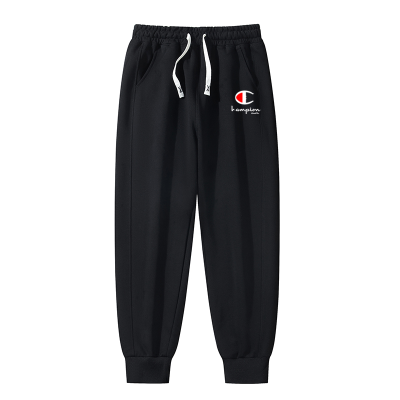 Champion Earth Pure Cotton Sweatpants, Unisex, Fleece-Lined, Loose-Fitting Joggers, Sports Casual Long Pants