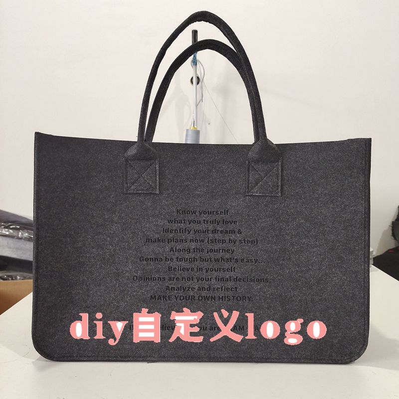 DIY portable shoulder computer tote bag Baoma go out leisure bag shopping bag gift bag custom vegetable basket bag