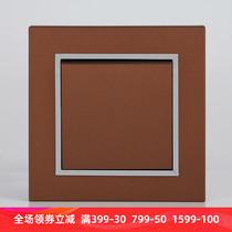 TJ TJ Tianji switch Deqi switch one triple midway large plate switch champagne gold coffee gold customization