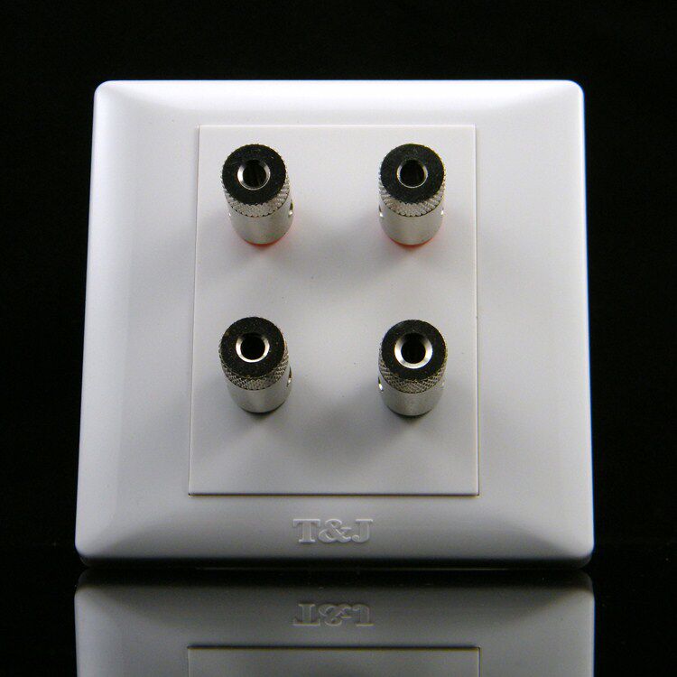 Space-based switch socket Jhabour series Two-four-head sound socket universal pleasing series HA802-S