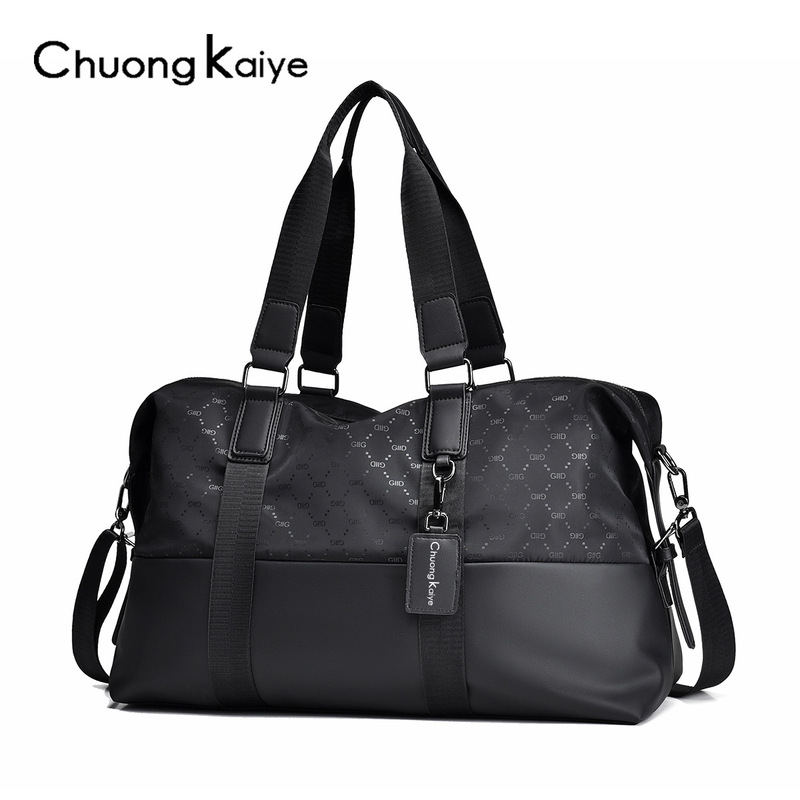 Chuongkaiye New Men's Travel Bag Business Trip Handbag Large Capacity Casual Crossbody Luggage Bag